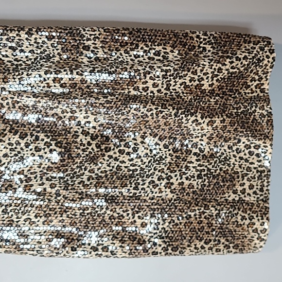 Sue Wong Nocturne Velvet leopard print sequin dress size 12 Reputation Outfit - Picture 5 of 10